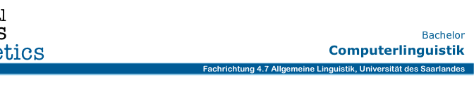 Computational Linguistics & Phonetics